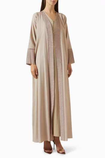 3-piece Abaya Set in Linen