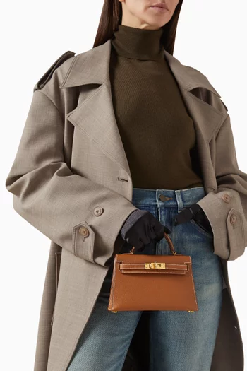 حقيبة كيلي 20 جلد ايبسوم