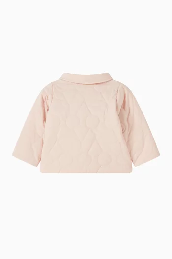 جاكيت مبطن بأزرار 