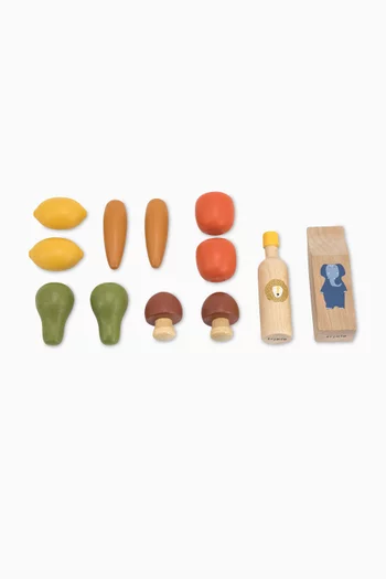 Wooden Groceries Set