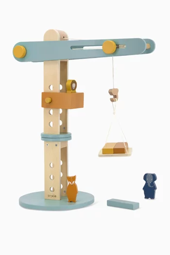 Wooden Construction Crane