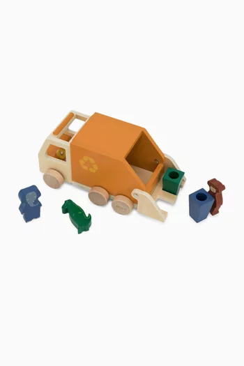 Wooden Garbage Truck