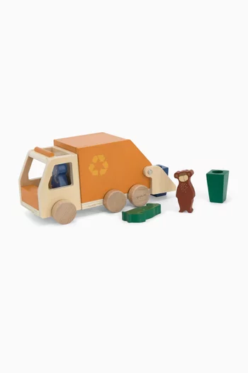 Wooden Garbage Truck