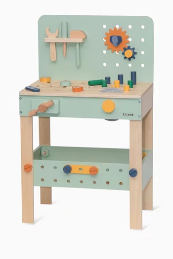 منضدة عمل خشبية