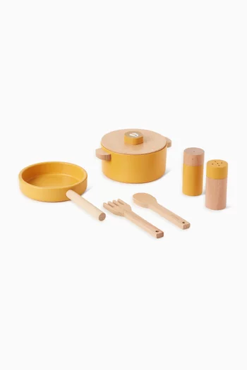 Mr. Lion Wooden Cooking Set