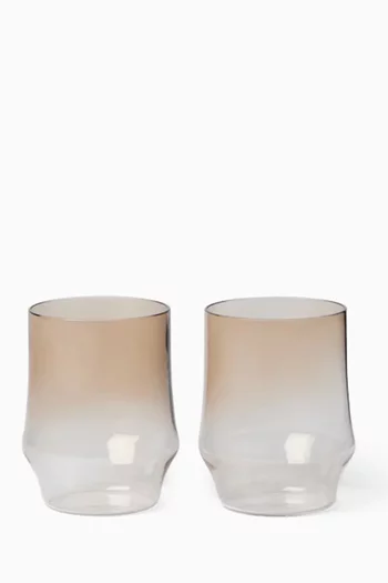 Murano Tumblers in Glass, Set of 2