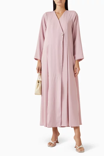 Flowy Abaya in Moroccan Crepe