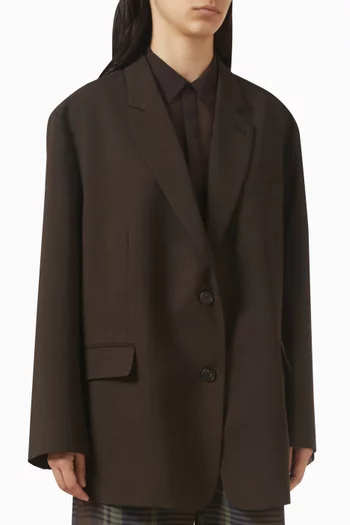 Bea Oversized Blazer in Suiting Fabric