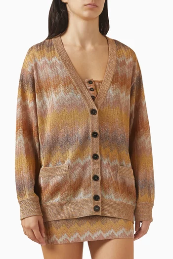 Knit Cardigan in Viscose Blend