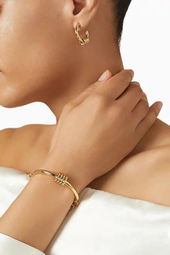 Dunya Apia Bracelet in 24kt Gold-plated Brass