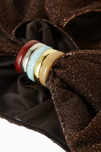 Lumière Multi Ring Bandeau Bikini Set