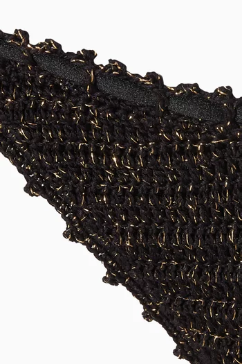 قطعة بيكيني سفلية ترينيداد بحلي كروشيه