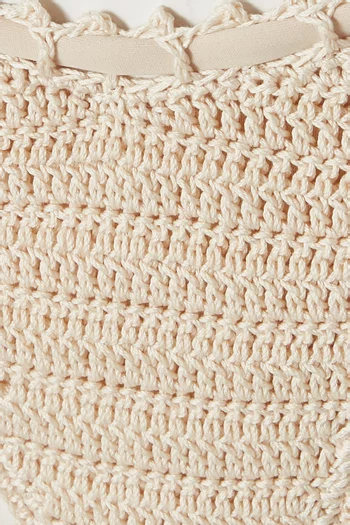 قطعة بيكيني سفلية روز كروشيه