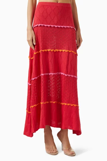 Addie Maxi Skirt in Knit