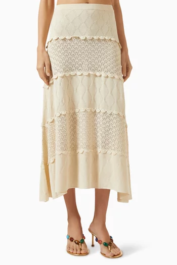 Addie Maxi Skirt in Knit