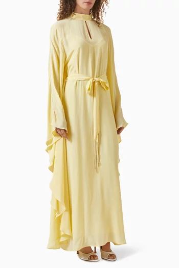 Giva Belted Kaftan in Viscose
