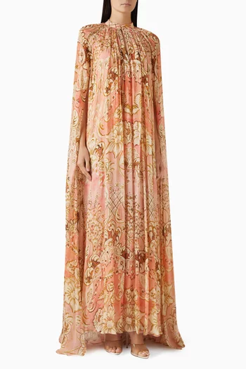 Anah Cape Kaftan in Viscose