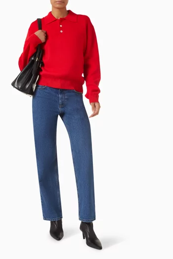 سترة بفتحة رقبة بدون ياقة للجنسين