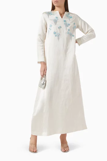 Embroidered Maxi Dress