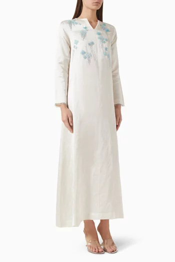 Embroidered Maxi Dress