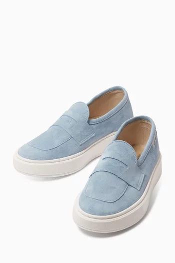 حذاء سهل الارتداء جلد