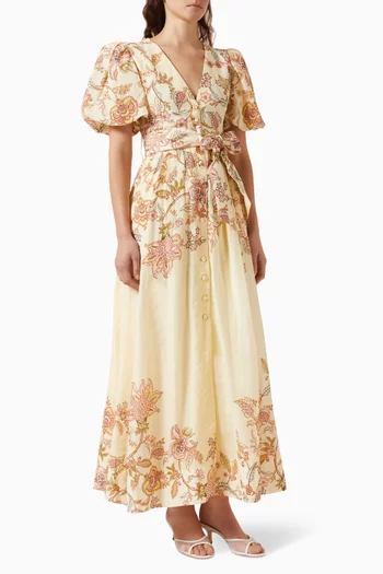 فستان ريا بحزام