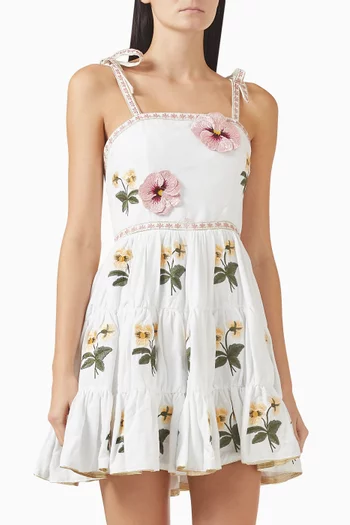 Tara Mini Dress in Linen