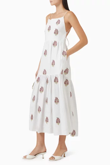 Sarv Midi Dress in Linen