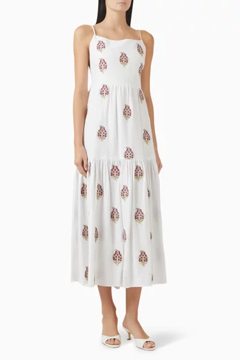 Sarv Midi Dress in Linen
