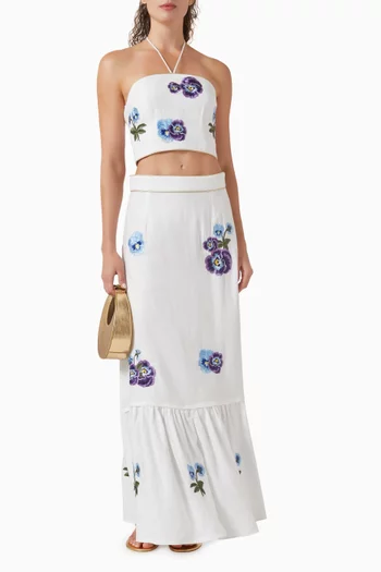 بلوزة بانسي كتان