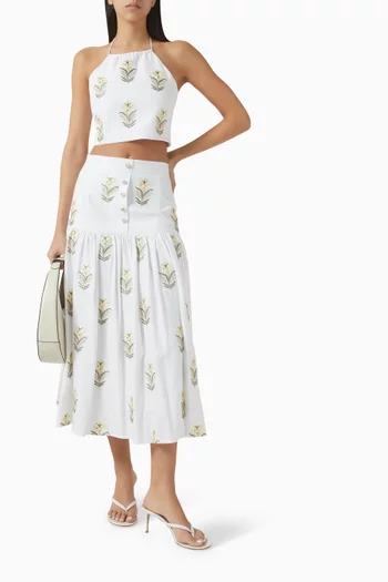 بلوزة جيلدا كتان