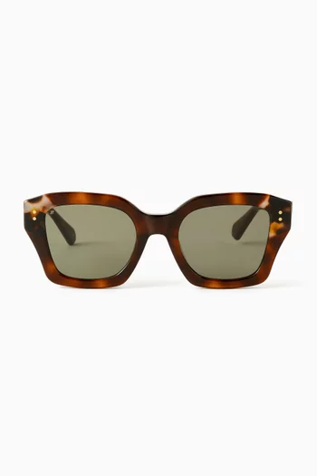 The Rita Butterfly Sunglasses in Acetate