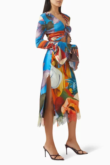 Salpicon Skirt in Silk