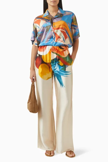 بنطال سالبيكون حرير