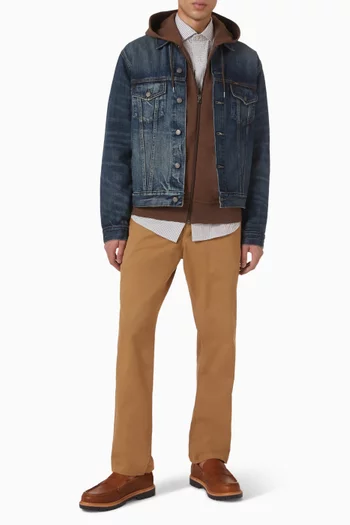 Garment-dyed Jacket in Denim