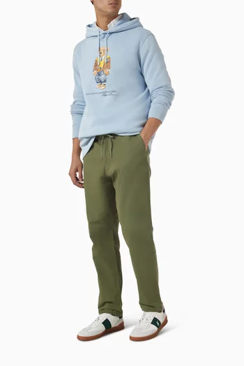 Polo Bear Hoodie in Fleece