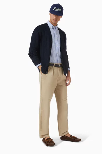 قميص مخطط كتان