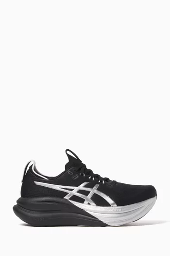 Gel-Nimbus 28 Platinum Sneakers in Mesh