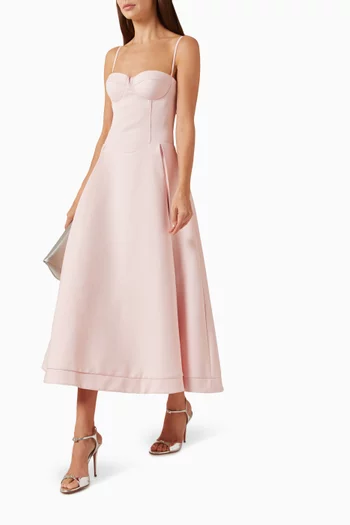 فستان ناديا متوسط الطول