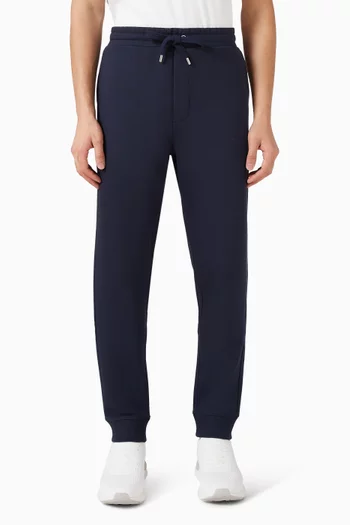 Satin Patch Sweatpants in Cotton