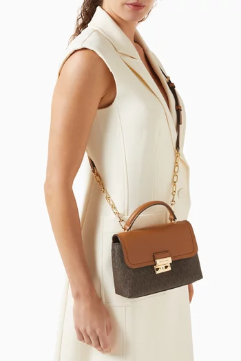 XS Tribeca Top-handle Bag in Logo Canvas