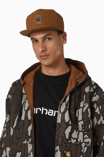 Logo Cap in Cotton Canvas