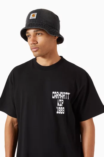 Aden Bucket Hat in Denim