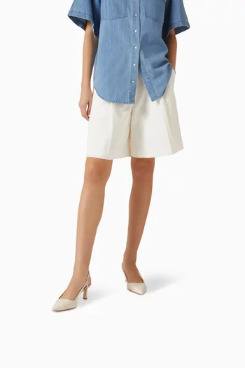 Alora 60 Slingback Pumps in Leather