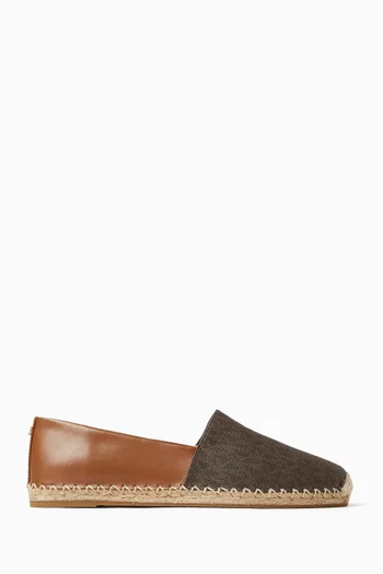 Kenzie Espadrilles in Signature Logo Canvas