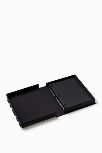 ألبوم صور لطاولة القهوة بطبعة عبارة Good Times ومثلثات