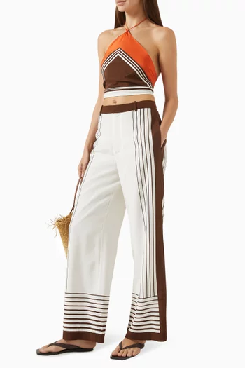 Destino Tailored Pants in Silk