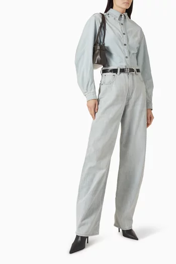 Bibi Balloon-leg Jeans in Denim