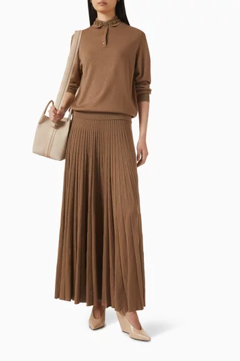 تي شيرت بولو لوسيول مزيج كشمير