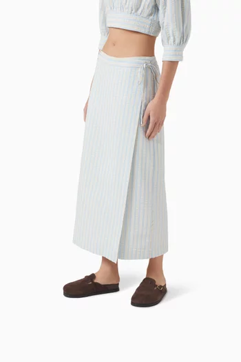 Adara Buckle Loafers in Suede